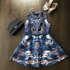 Gorgeous bright beaded spring dress